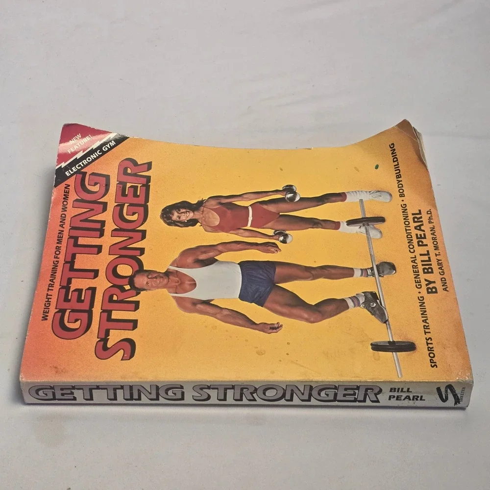 Bill Pearl Getting Stronger Weight‎ Training Bodybuilding Book ISBN 0679732691